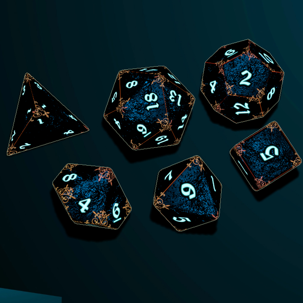 Dark Ocean Stone Dice cover image