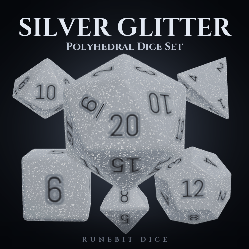 Silver Glitter Gel
