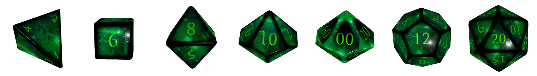 Green Stone Dice Preview