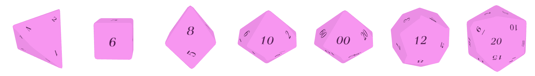 Pink Dice