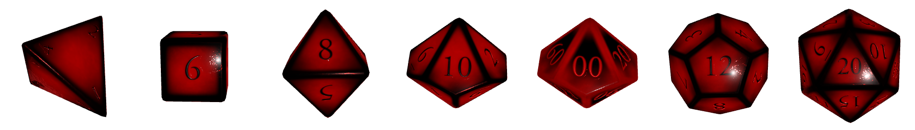 Red Stone Dice