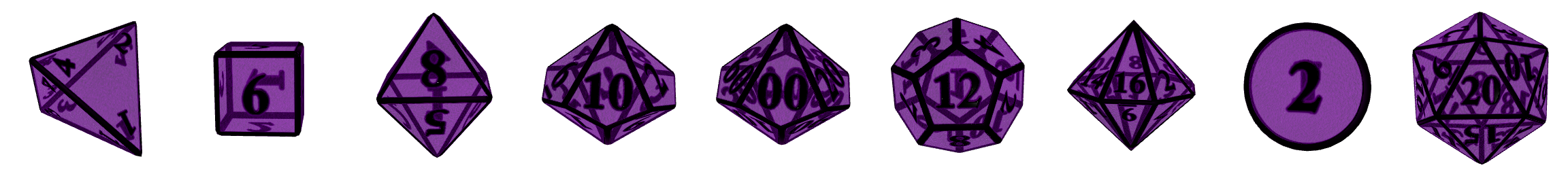 Stained Glass Dice