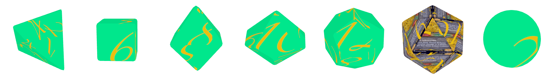 Ancient kingdom dice